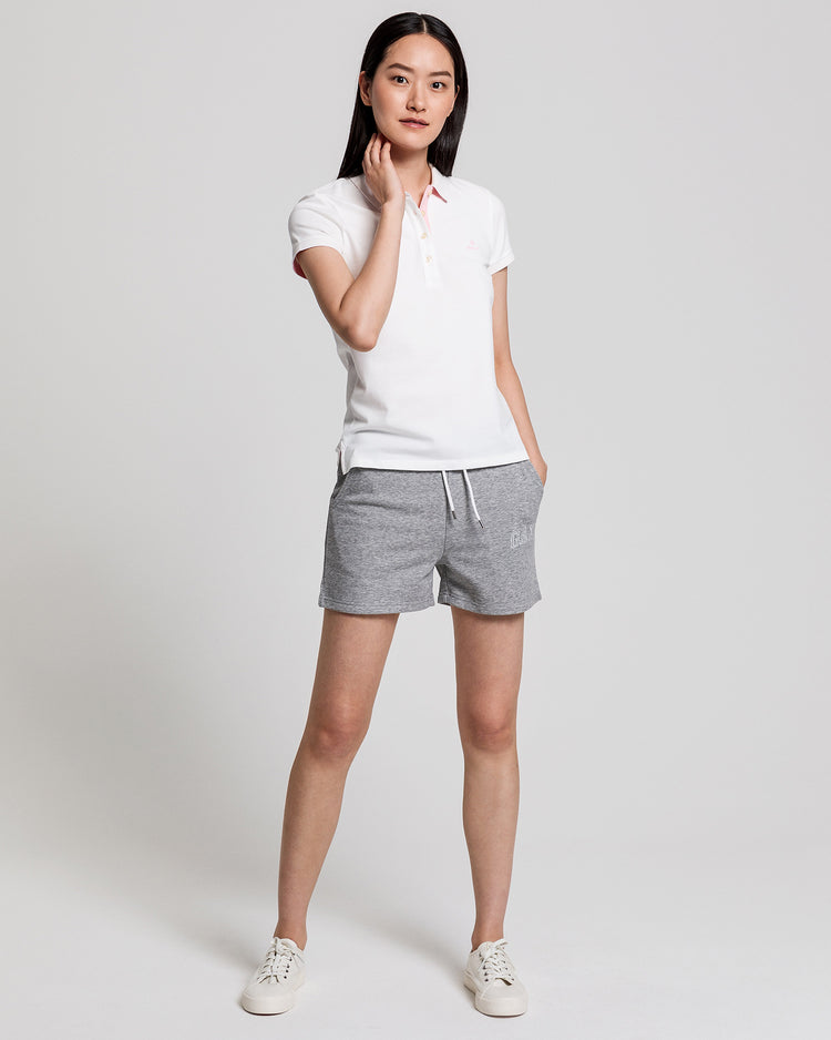 Damskie kremowe polo