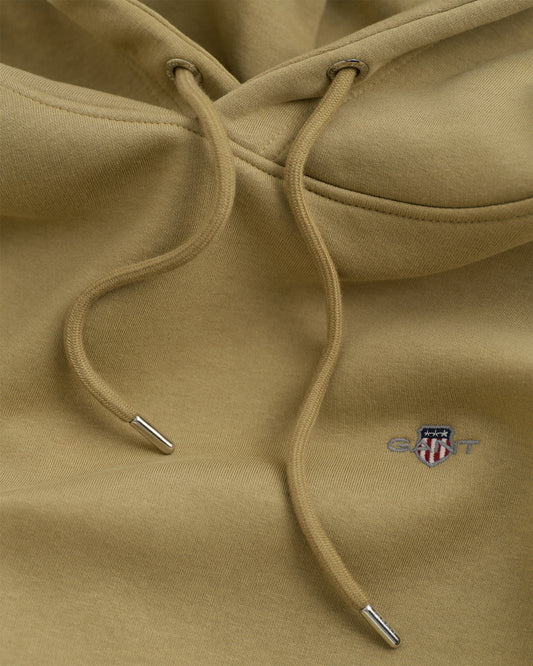 Bluza męska z kapturem regular fit beżowa