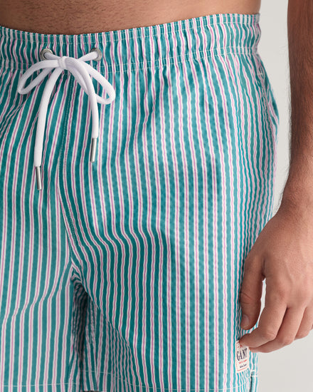 Szorty kąpielowe Seersucker