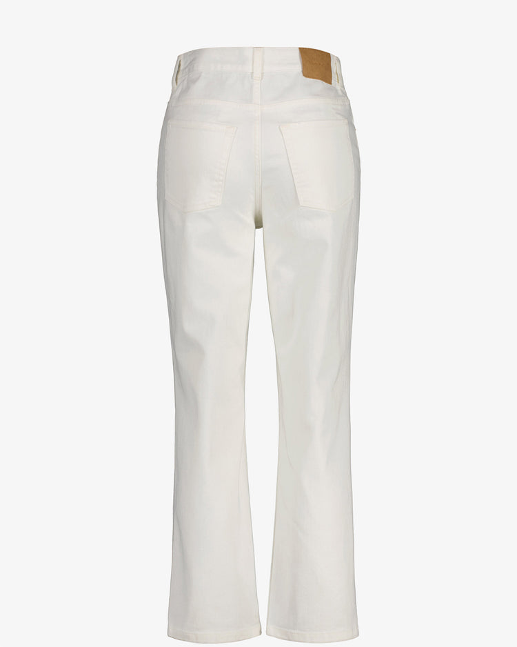 Spodnie damskie relaxed fit beżowe