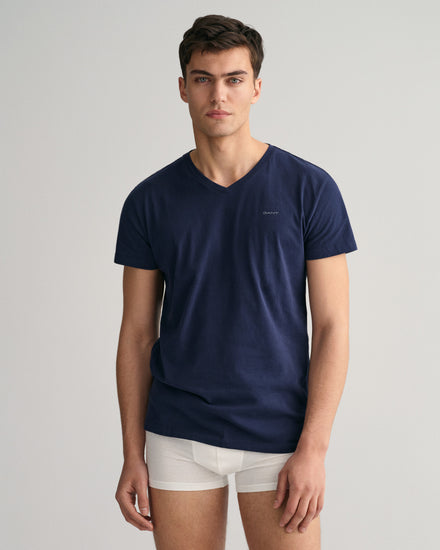 2-pak koszulek z dekoltem w serek