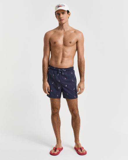 Szorty kąpielowe męskie regular fit granatowe