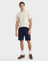 Bawełniany t-shirt męski z krótkim rękawem okrągły kołnierzyk regular fit
