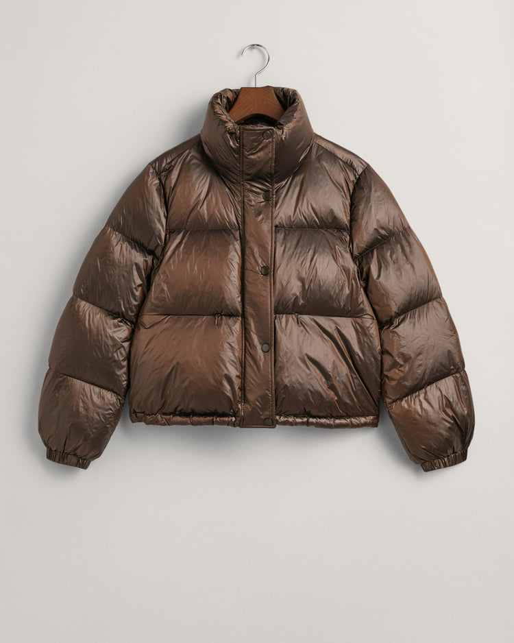 Kurtka puchowa z wcięciem