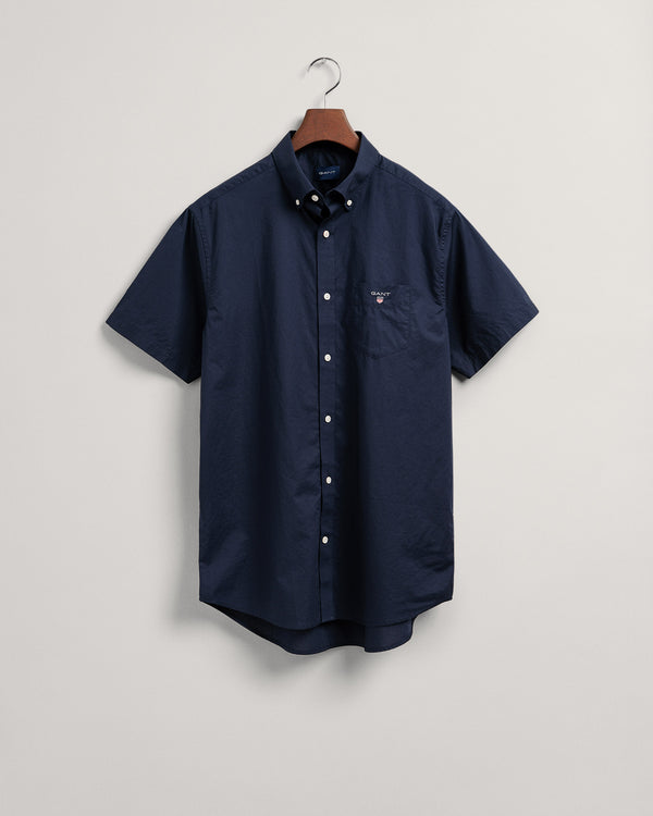 Koszula z popeliny z krótkim rękawem regular fit