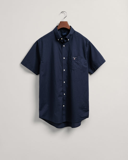 Koszula z popeliny z krótkim rękawem regular fit