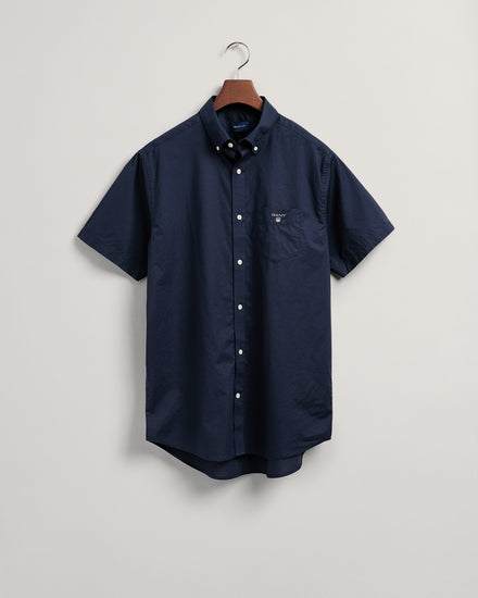 Koszula z popeliny z krótkim rękawem regular fit