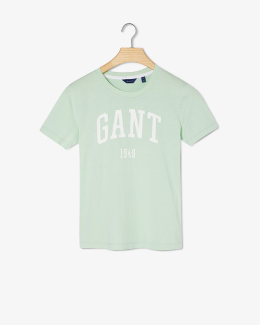 Damski t-shirt z krótkim rękawem i logo