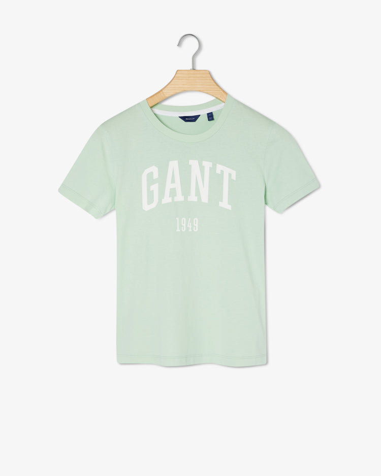 Damski t-shirt z krótkim rękawem i logo