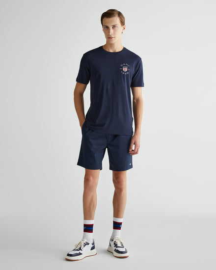 Szorty męskie regular fit granatowe
