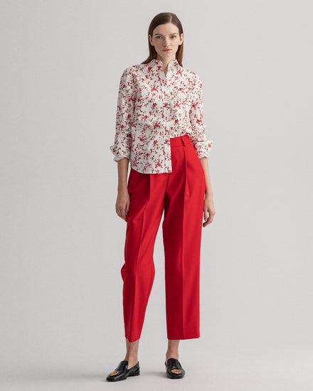 Damska koszula z nadrukiem pąka róży