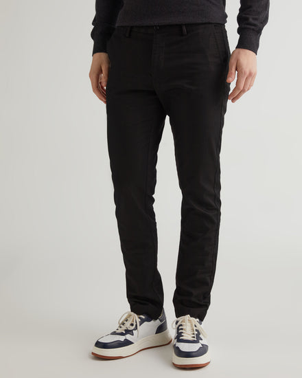 Spodnie męskie slim fit czarne