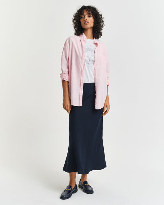 Spódnica damska regular fit granatowa