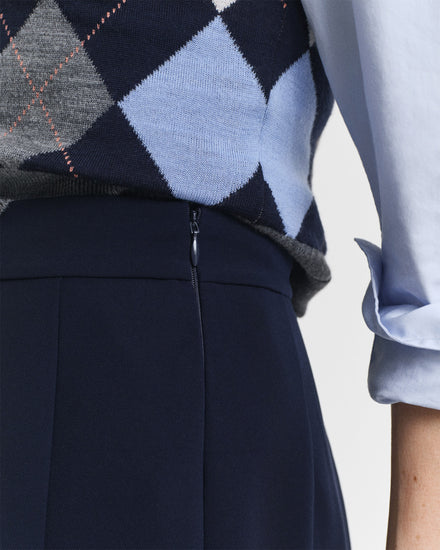 Spódnica damska regular fit granatowa