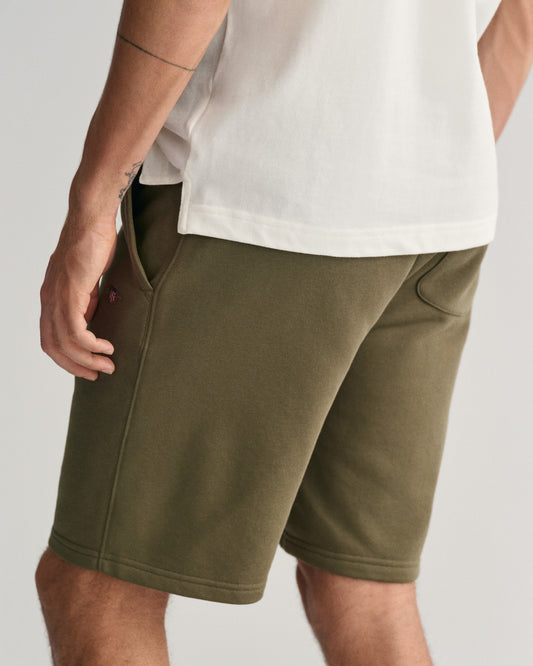 Szorty męskie regular fit zielone
