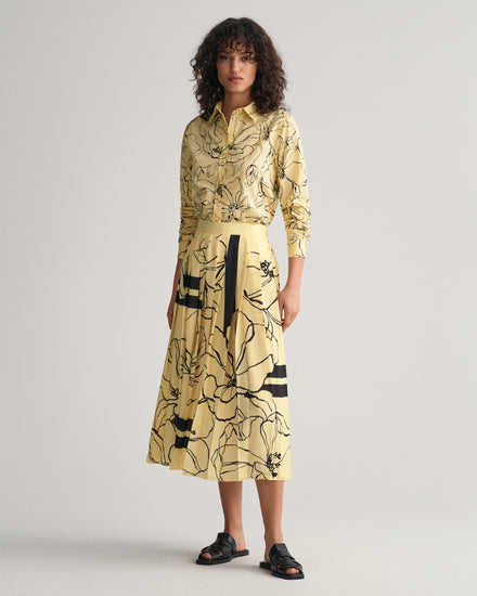 Spódnica damska żółta