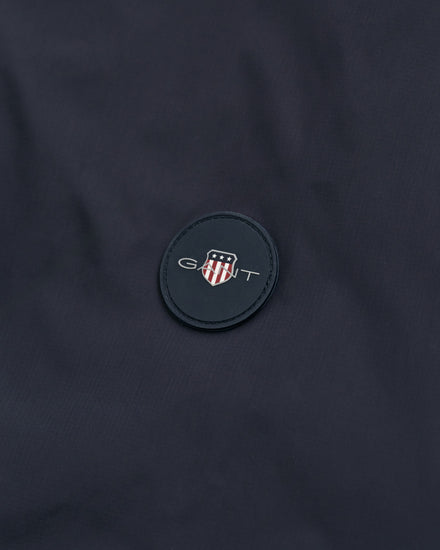 Kurtka męska ze stójką regular fit niebieska