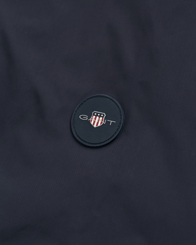 Kurtka męska ze stójką regular fit niebieska