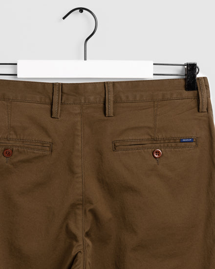 Męskie chinosy z diagonalu bawełnianego regular fit