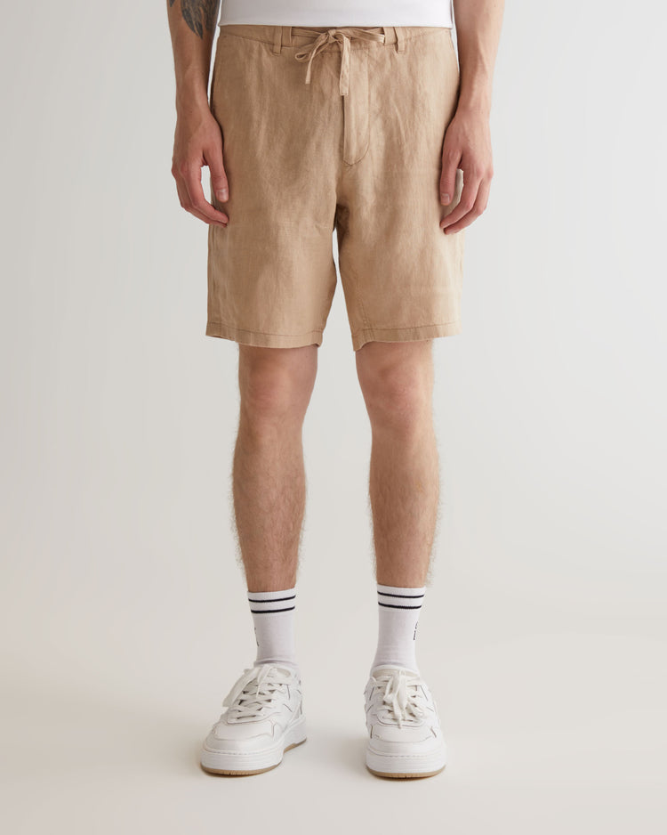 Szorty męskie relaxed fit beżowe