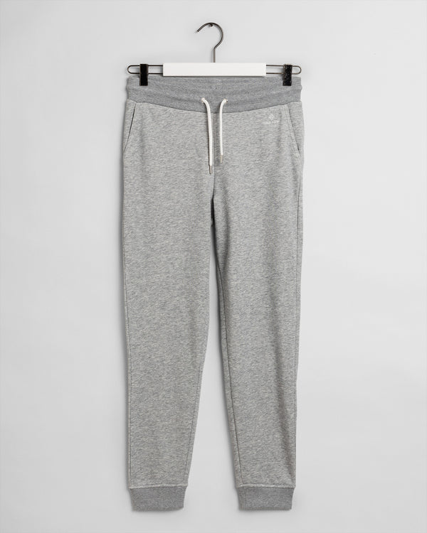 Spodnie dresowe damskie slim fit szare