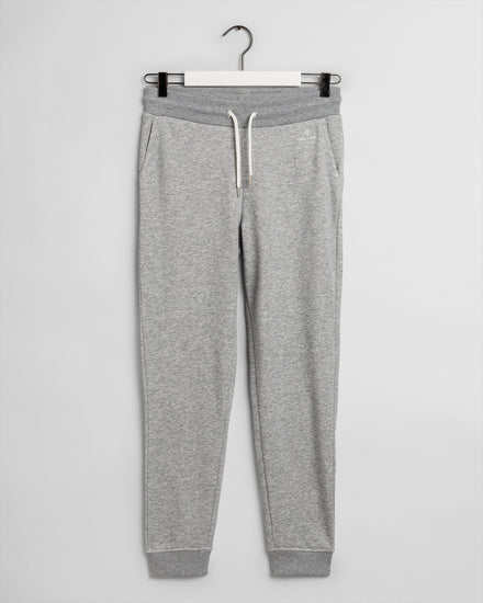 Spodnie dresowe damskie slim fit szare