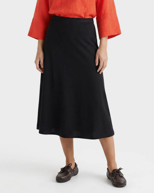 Spódnica damska relaxed fit czarna