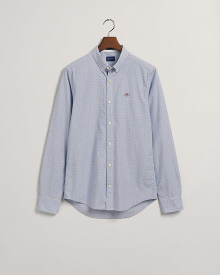 Koszula maklerka w kropki slim fit