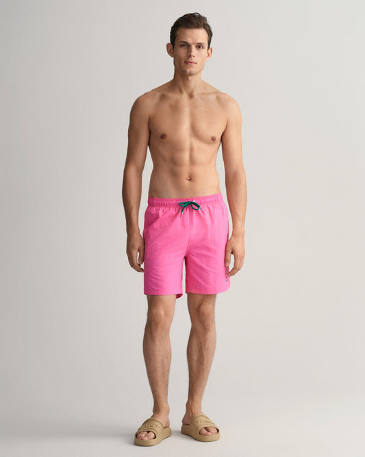 Szorty kąpielowe męskie różowe