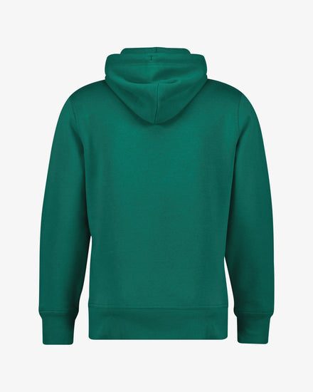 Bluza męska z kapturem regular fit zielona