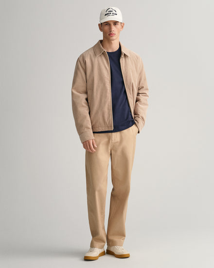 T-shirt męski z okrągłym dekoltem regular fit granatowy