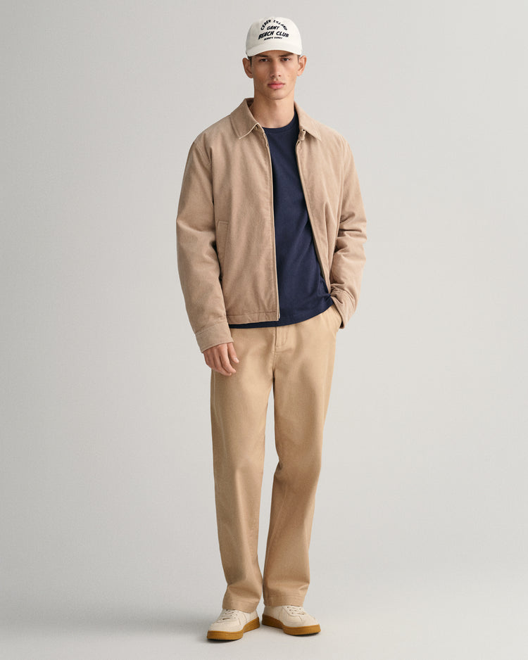 T-shirt męski z okrągłym dekoltem regular fit granatowy