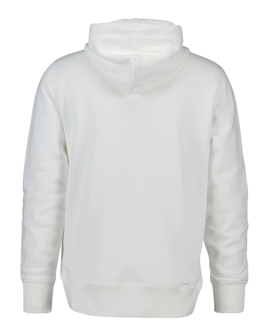 Bluza męska z kapturem regular fit biała