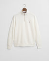 Bluza Shield męska half zip regular fit kremowa