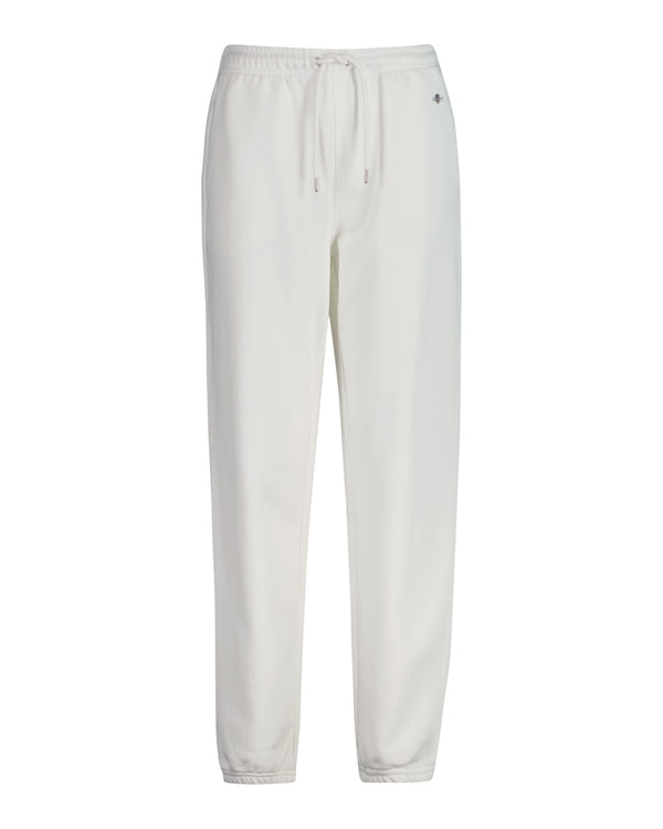 Spodnie damskie regular fit białe