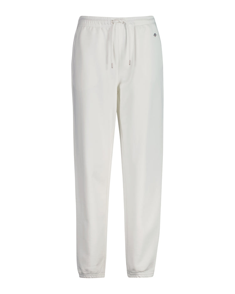 Spodnie damskie regular fit białe