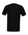 T-shirt męski z nadrukiem i okrągłym kołnierzykiem regular fit czarny