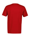 T-shirt męski z nadrukiem regular fit czerwony