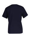T-shirt damski z nadrukiem z okrągłym kołnierzykiem regular fit