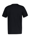 T-shirt męski z okrągłym kołnierzykiem regular fit czarny