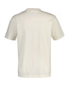 T-shirt męski z okrągłym kołnierzykiem regular fit biały