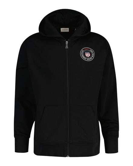 Bluza męska z kapturem regular fit czarna