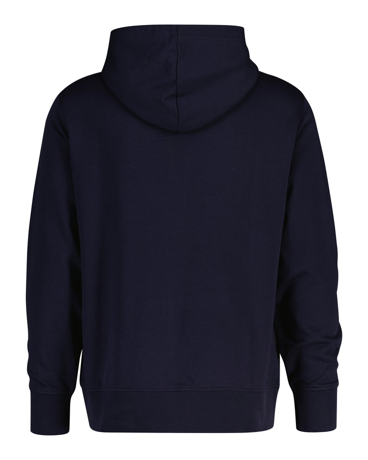 Bluza męska z kapturem regular fit granatowa