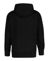 Bluza męska z kapturem z nadrukiem regular fit czarna