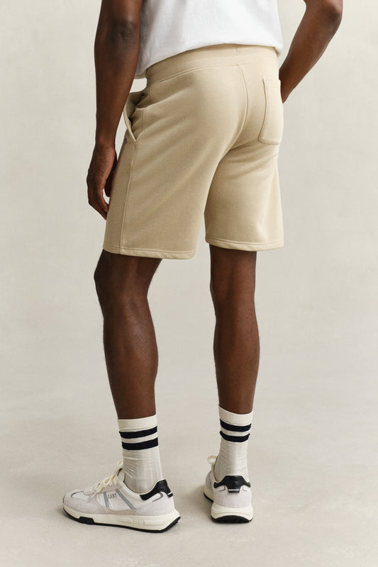 Szorty męskie regular fit beżowe