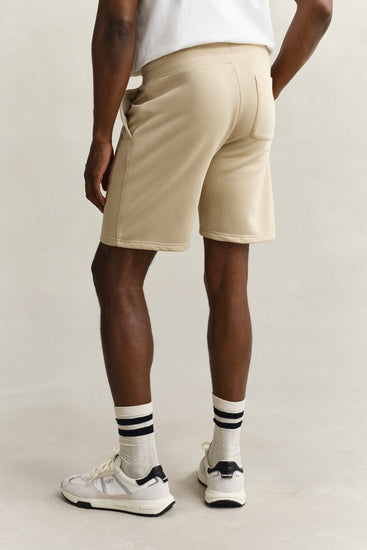 Szorty męskie regular fit beżowe