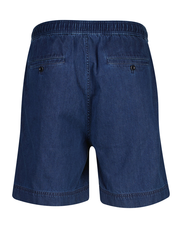 Bawełniane szorty męskie regular fit niebieskie