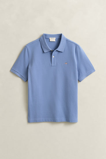Bawełniana koszulka polo męska z krótkim rękawem regular fit