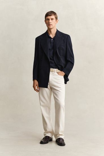 Bawełniana koszulka polo męska z krótkim rękawem slim fit