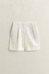 Szorty damskie relaxed fit białe